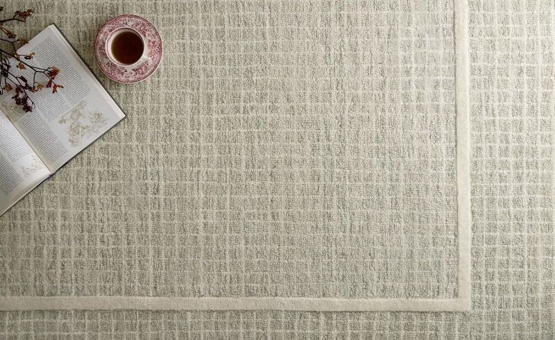 Photo 1 of Loloi Chris Loves Julia Briggs Collection, Sage & Ivory, 9'-3" x 13' Area Rug – Minimal Gritted Design Area Rugs for Living Room Bedroom Entryway & Hallway No Shed High Traffic Home Decor Rug