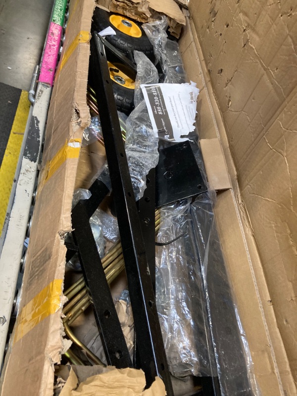 Photo 1 of 60" ATV Tow Behind Lawn Rake Durable Corrosion Resistant Steel Pine Straw Rake