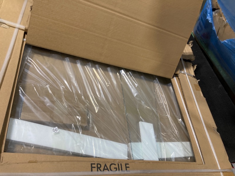 Photo 1 of **WILL NEED TRUCK OR TRAILER FOR PICK UP**
Bathlink Pivot Shower Door,44-48" W x 76" H Frameless Shower Door, 1/4"(6 mm) Thick Clear Tempered Glass, Brushed Nickel Finish, Reversible Glass Shower Door