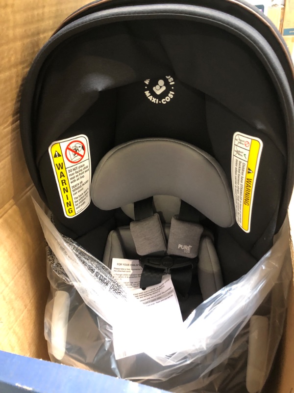 Photo 1 of **BRAND NEW OPENED IN NELLIS WAREHOUSE**
Maxi-Cosi Mico Luxe Infant Car Seat with Base, Rear Facing Car Seat For Babies, Baby Carseat 4-30 lbs, Baby Car Seats, Infant Car Seats, Midnight Glow