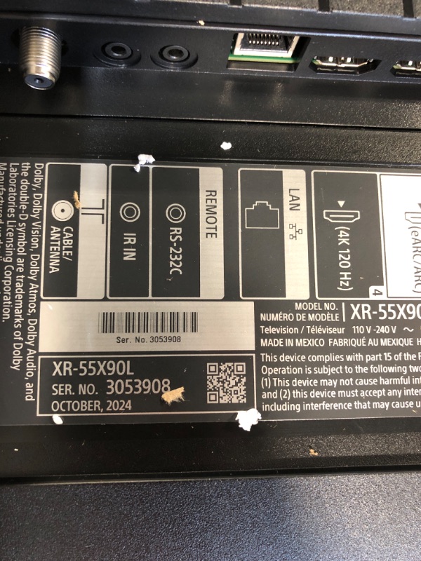 Photo 1 of Sony 55 Inch 4K Ultra HD TV X90L Series: BRAVIA XR Full Array LED Smart Google TV with Dolby Vision HDR and Exclusive Features for The PlayStation® 5 XR55X90L- Latest Model,Black