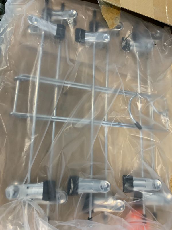 Photo 1 of 1 Pack Pants-Hangers-Space-Saving,6 Tier-Closet-Organizers-and-Storage Skirt Hangers with Clips,Closet-Organizer-Clothes-Organization-and-Storage Jeans Scarf Hangers,College-Dorm-Room-Essentials Decor