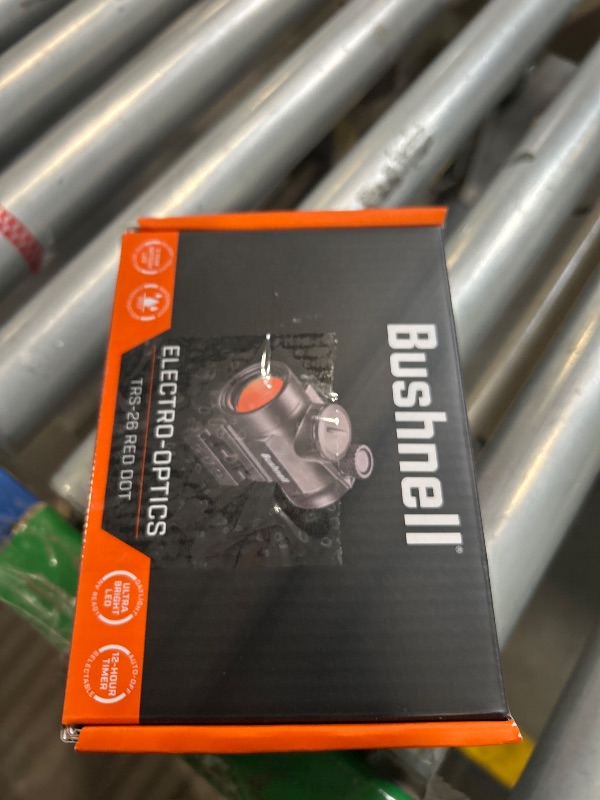 Photo 1 of Bushnell TRS-26 1x26 Red Dot Scope, Reflex Red Dot Sight with 3 MOA and 50,000 Hours of Battery Life