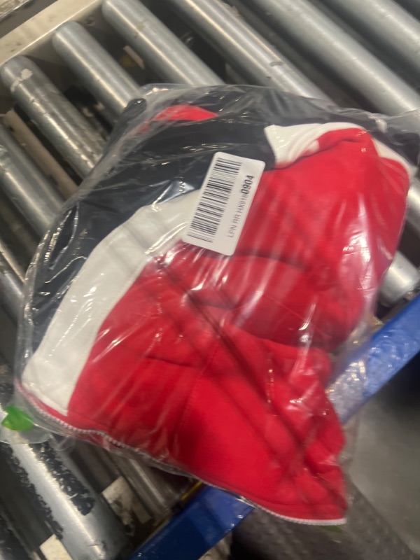 Photo 1 of **BOTTOMS MISSING
Champion Women's Making the Cut Season 3 Episode 2 Champion Collab Winning Look Rafael's Reverse Weave Oversized Vest Hooded Sweatshirt, Red, 3X-Large-5X-Large US