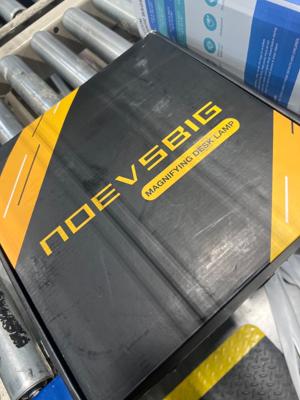 Photo 1 of Magnifying Glass with Light and Stand 12X 20X Desktop Magnifier Desk Lamp Close Work Up for Table Crafting, Reading, Sewing, Soldering, Easy Use 5 Color Modes Head Controller, 2 in 1 Stable Base Clamp