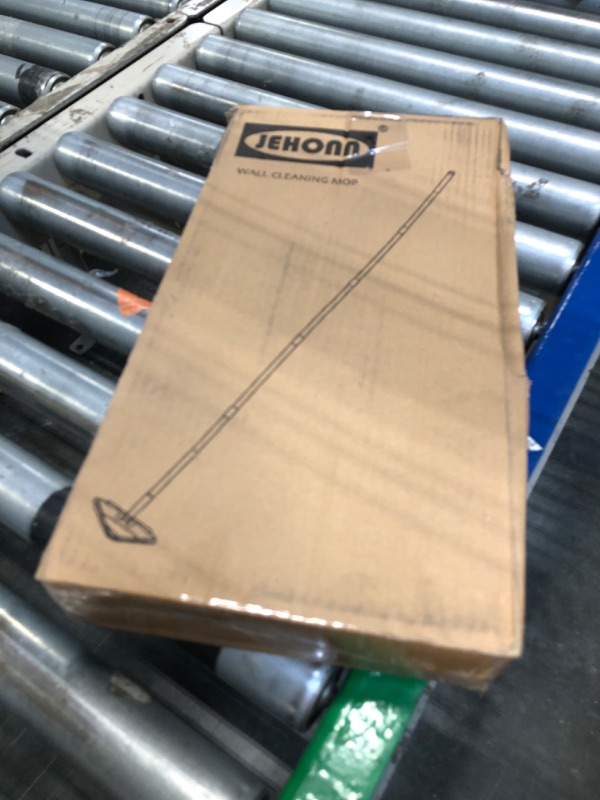 Photo 1 of ***MISSING TWO TUBE HOLDERS***
JEHONN Wall Cleaner Mop with Long Handle 82 Inches, 3-in-1 Ceiling Cleaning Tool Duster with 6 Replacement Microfiber Chenille Pads for Painted Walls, Baseboard, Window, Floor (Green)
