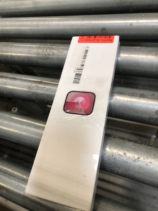 Photo 1 of ***Used / Locked to previous owner / Parts only***LOCKED Apple Watch Series 9 [GPS 41mm] Smartwatch with Pink Aluminum Case with Light Pink Sport Band S/M. Fitness Tracker, ECG Apps, Always-On Retina Display, Water Resistant (MR933LW/A)