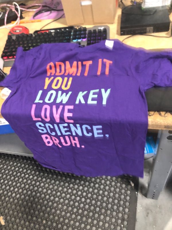 Photo 1 of Admit It You Low Key Love Science Bruh Scientist Teacher T-Shirt