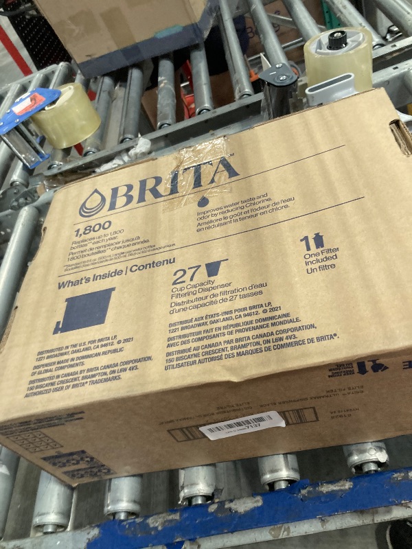 Photo 1 of Brita UltraMax Elite Water Filter Dispenser, Removes 99% of Lead, Includes 1 Filter, 27-Cup, Black. 