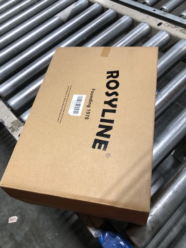 Photo 1 of ROSLINE Under Desk Drawer Organizer, 2 Tier Slide Out Mesh Storage Drawer, Metal Under Desk Storage for Home and Office (Black - 2 Tier)