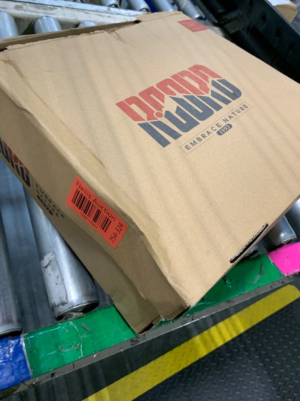 Photo 1 of R CORD Womens Waterproof Breathable Rubber Hiking Boots Ankle Hiking Boots Women Durable Hiking Boot for Outdoors Brown Size 8.5