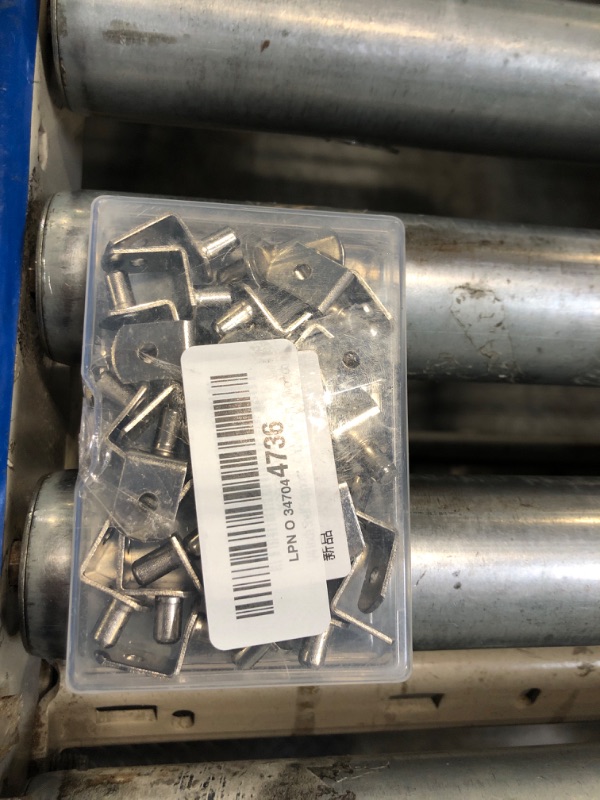 Photo 1 of 1/4 Inch Shelf Support Peg?Support Cabinet Shelf Pins?Shelf Bracket Pegs with Hole?L-Shaped Furniture Replacement Peg for Cabinets,Shelves,Wodrob