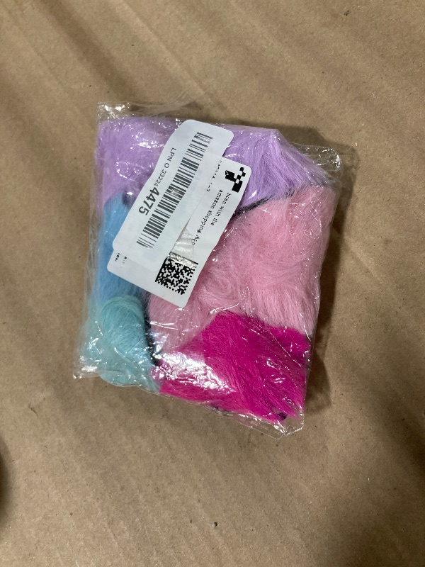 Photo 1 of 16PCS Pom Pom Elastic Hair Ties for Girls - 2 inches Small Fluffy Cute Ponytail Holders and Hair Bands in 8 Colors for Baby, Toddler, and Infant Hair Accessories