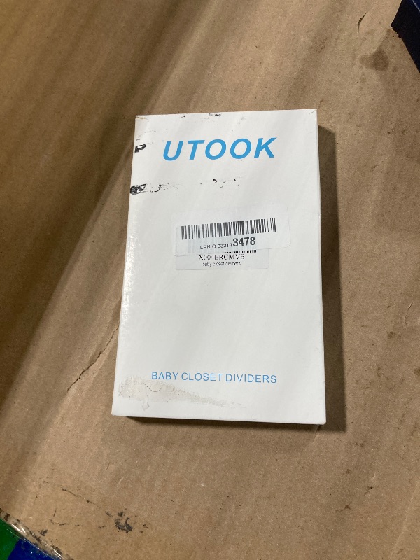 Photo 1 of Utook Baby Closet Dividers,Baby Closet Organizer for Newborn to 24 Months Clothes,Extra-Large Labels and Double-Sided,Making it Easy to Organize Your Boys' or Girls' Clothing          