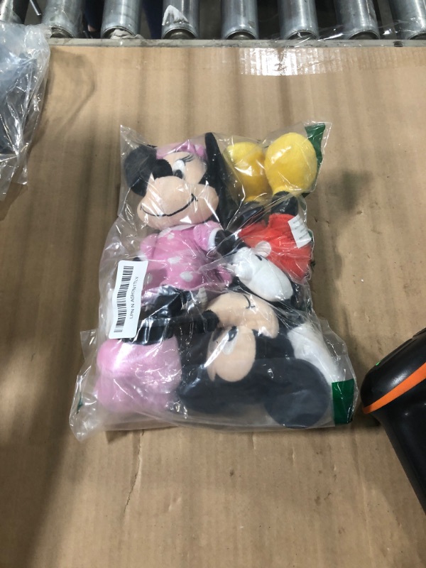 Photo 1 of Disney Junior Mickey Mouse and Minnie Mouse Beanbag Plushie 2-Pack Stuffed Animals, Kids Toys for Ages 2 Up by Just Play