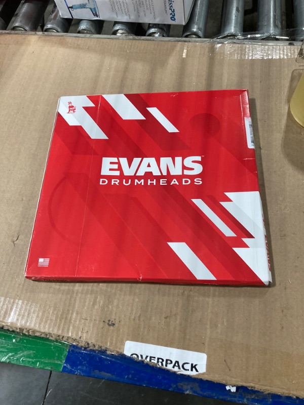 Photo 1 of Evans  Drumhead - Hybrid Marching Snare Drum Head - For Sensitivity, Dynamic Range - Enhances Projection, Durability - Grey, 13 Inch
