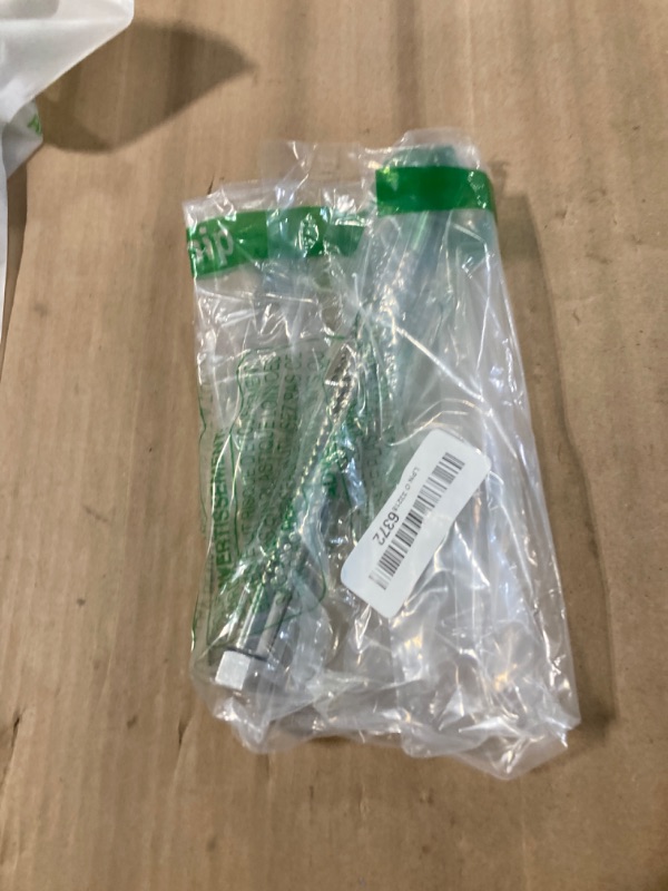 Photo 1 of 00657349 657349 Dishwasher Water Flex Hose Supply Adapter Compatible With Bosch Thermador Gaggenau Dishwashers, Braided Stainless Steel Water Supply Line Replacement Part 2693524 AP5618160 PS8731706