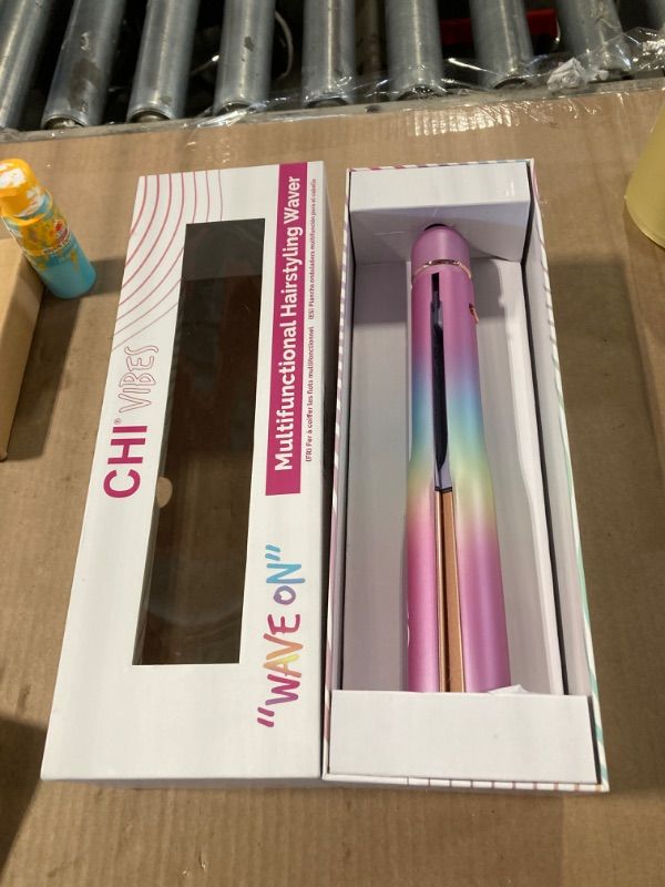 Photo 1 of CHI Vibes Wave On Multifunctional Waver, Curling Iron Creates Long-Lasting Frizz-Free, Crimp-Style Waves & Loose Beachy Curls for All Hair Types