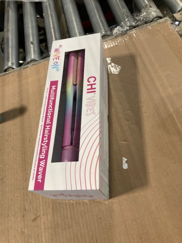 Photo 1 of CHI Vibes Wave On Multifunctional Waver, Curling Iron Creates Long-Lasting Frizz-Free, Crimp-Style Waves & Loose Beachy Curls for All Hair Types
