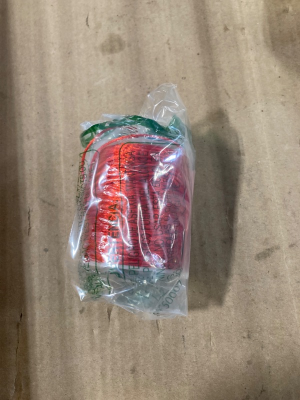 Photo 1 of 2 mm 330 Feet Satin Nylon Cord String for Jewelry Making Bracelet Necklaces Beading Thread Rattail Macrame Kumihimo Chinese Knot Craft Red
