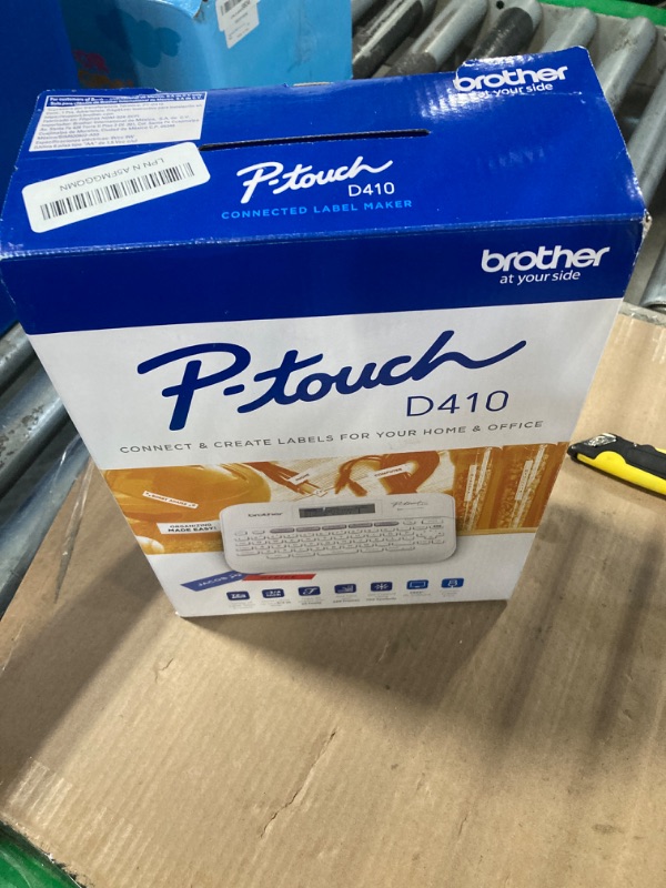 Photo 1 of Brother P-Touch PT-D410 Home / Office Advanced Label Maker | Connect via USB to Create and Print on TZe Label Tapes up to ~3/4 inch, White