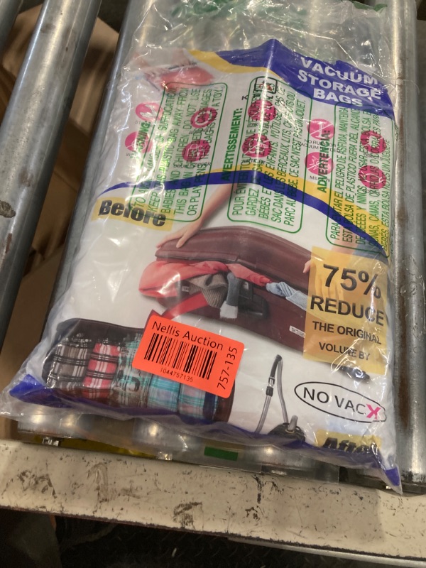 Photo 1 of 10Pack Travel Space Saver Bags (4 x S, 3 x L, 3 xL), Reusable KFYM Vacuum Travel Storage Bag, Saves 75% of Storage Space, Roll-Up Compression, No Need For Vacuum Machine Or Pump