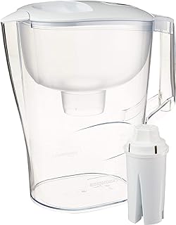 Photo 1 of 10-Cup Water Pitcher with Filter, Compatible with Brita, 1 Pack, BLACK