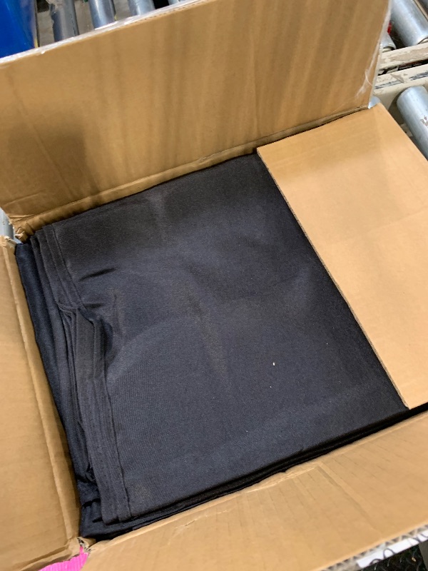 Photo 1 of Fitable Black Tableclothes for Rectangle Tables, 6 Pack - 90 x 132 Inch - Reusable and Elegant Tablecloths, Polyester Fabric Table Covers for Wedding, Party, Banquet, Formal Events
