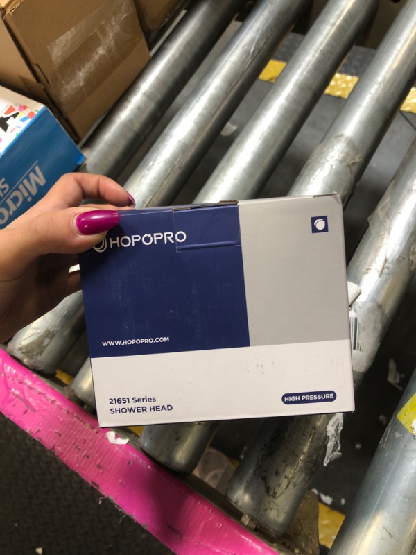 Photo 1 of   HOPOPRO 5-Mode High Pressure Shower Head - The Washington Post, NBC News, Today TV Show Recommended - High Flow Fixed Showerheads (4 Inch Brushed Nickel)