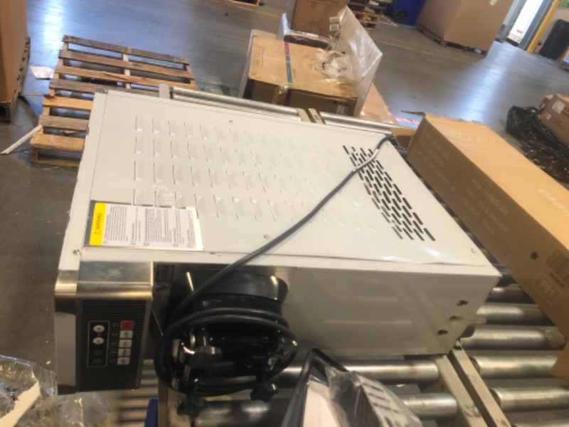 Photo 1 of Commercial Ice Cream Maker Machine with 7L Hoppers 1200W, 4.7-5.8Gal/h Auto-Clean Single Flavor Soft Serve Ice Cream Machine, for Bars/Restaurants