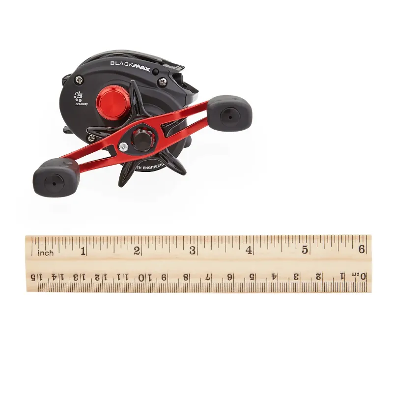 Photo 1 of Abu Garcia Zata LTD Baitcast Low Profile Reel and 7' Fishing Rod Combo, Magnetic Braking System, 24-Ton Graphite Construction, Graphite Body & Sideplates, Left Handle Position