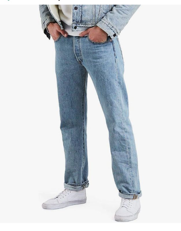 Photo 1 of LEVIS 501 Men's Original Jeans, 33W x 32L          