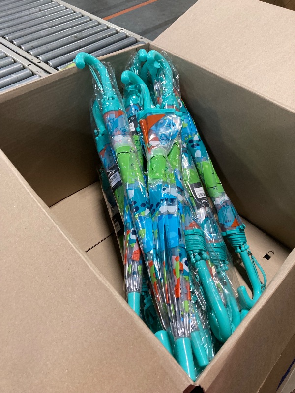 Photo 1 of **FINAL SALE/NO RETURNS/REFUNDS/OR STORE CREDIT -BOX FULL OF THESE UMBRELLAS**Mindset Kids Umbrella With Fun Prints | Portable Windproof Design | Opaque & Clear Bubble | Toddler Boys & Girls 3-10 | Ergonomic Handle | Compact for Rain