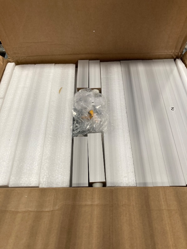 Photo 1 of YUFAM 66in Tall Bookshelf 6-Tier Small Narrow Bookcase, Skinny Book Shelf for Small Space, Farmhouse Slim Shelf with Storage, Wood Freestanding Display Thin Bookshelves for Living Room, Office, White