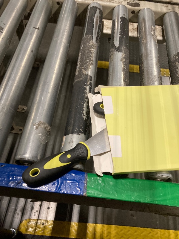 Photo 1 of **MISSING ONE**
Putty Knife, 4Pcs Spackle Knife Set (2, 3, 4, 5 in), Stainless Steel Paint Scraper, Taping Knife Tool for Repairing Drywall, Removing Wallpaper, Applying Putty, Plaster, Cement, Adhesive