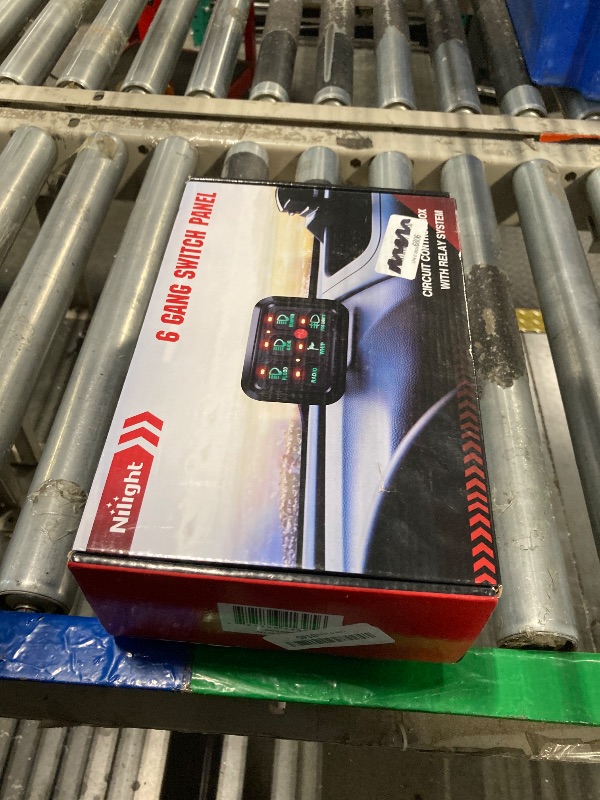 Photo 1 of Nilight 6 Gang Switch Panel Universal Circuit Control Relay System with Fuse Wiring Harness Automatic Dimmable ON-Off LED Switch Pod for Cars Trucks Boats ATV UTV SUV, 2 Years Warranty