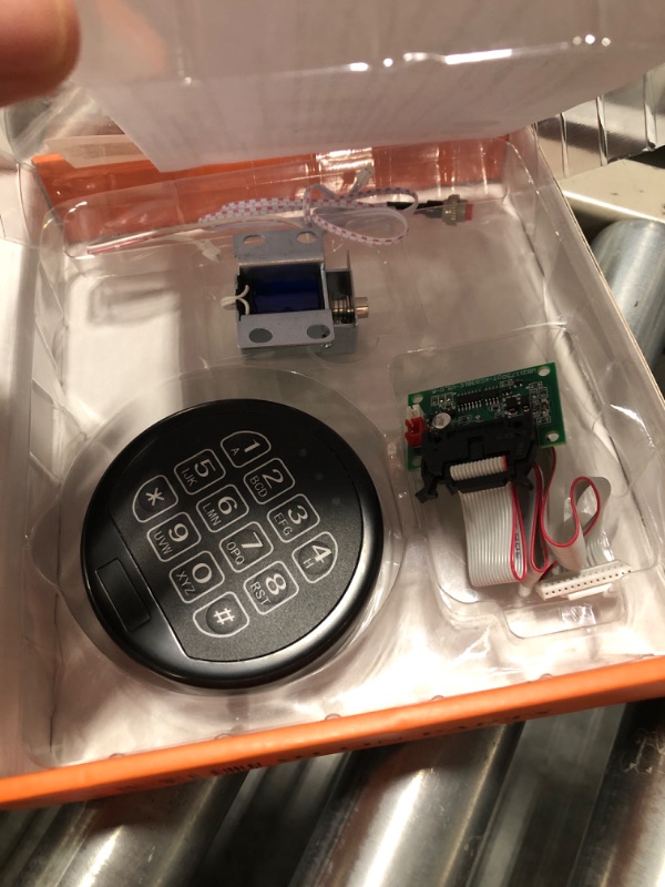 Photo 1 of Safe Lock Replacement Black Keypad with Solenoid Lock,Safe Electronic Lock for Fireproof Gun Safe Box