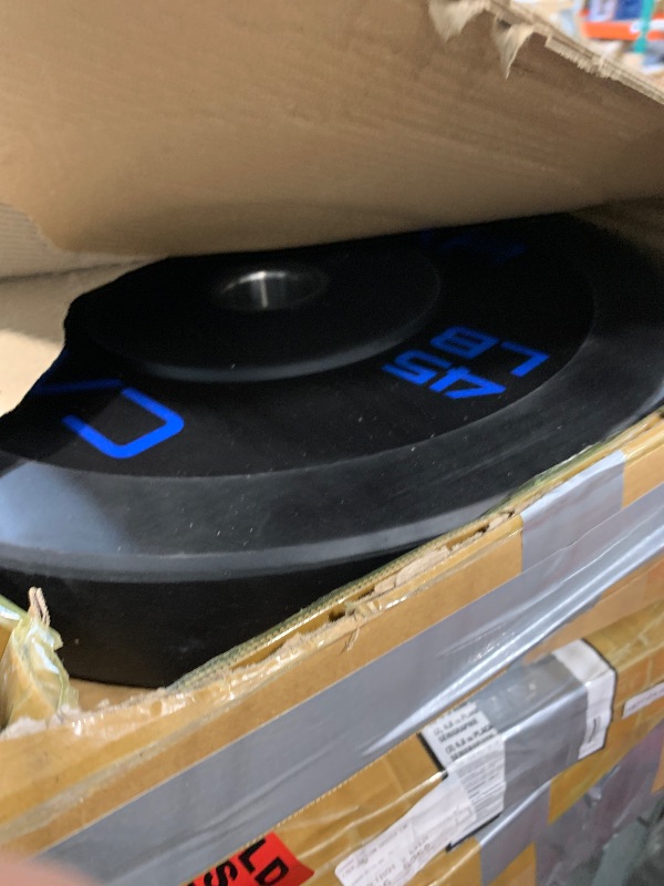 Photo 1 of **PARTLY COMPLETE SET***CAP Barbell 2-Inch Olympic Bumper Plate Weight Set 100-370 lbs Multiple Options