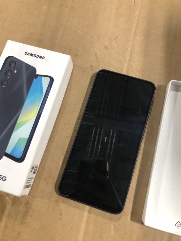 Photo 1 of **SCREEN DOESNT WORK**SAMSUNG Galaxy A16 5G A Series Cell Phone, Unlocked Android Smartphone, Large AMOLED Display, Durable Design, Super Fast Charging, Expandable Storage, US Version, 2025, Blue Black