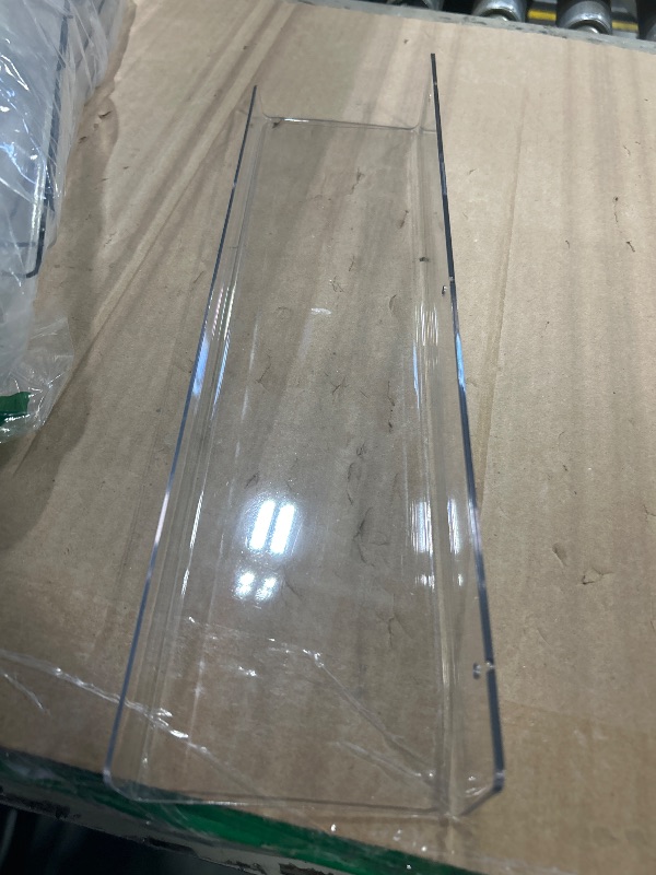 Photo 1 of ** similar image, unknown size or model***DuvinDD 2 Pack Acrylic Magazine Holder Rack Brochure Holder Wall Mount 24 inch Clear Hanging Magazine Rack Floating Bookshelf for Literature Pamphlet Organizer for Room Office, with Mounting Kit