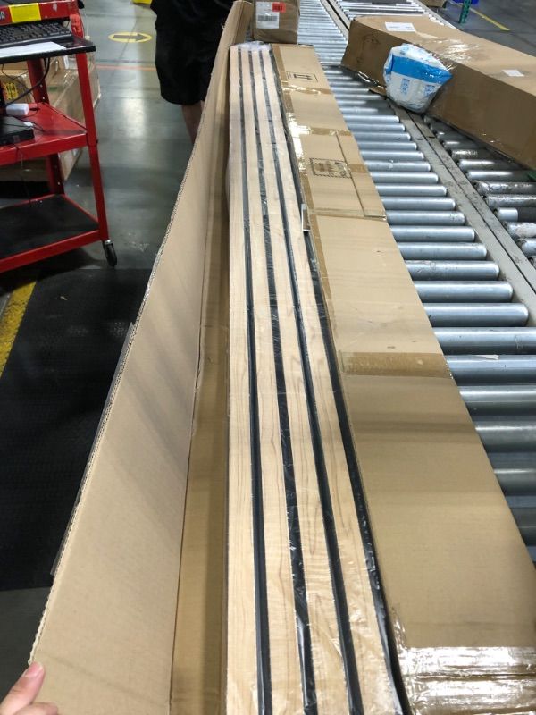 Photo 1 of Wood Panels for Wall, Wood Wall Panels, Kuchoow Soundproof Wall Panels, 2 Pack 94.5"x12.6" Acoustic Wood Slat Wall Panels, Wall Wood Panels, Sound Dampening Panels, Natural Light Oak