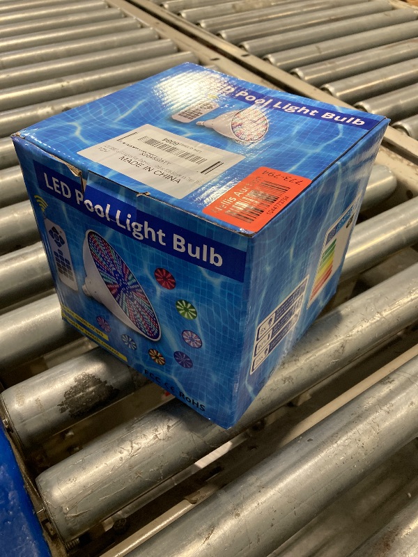 Photo 1 of 12V 50W Pool Lights for Inground Pools Waterproof, Color Changing Pool Light Bulb with Remote Control, Replacement Bulb for Pentair, Hayward and Other E26 Screw in Type Bulbs