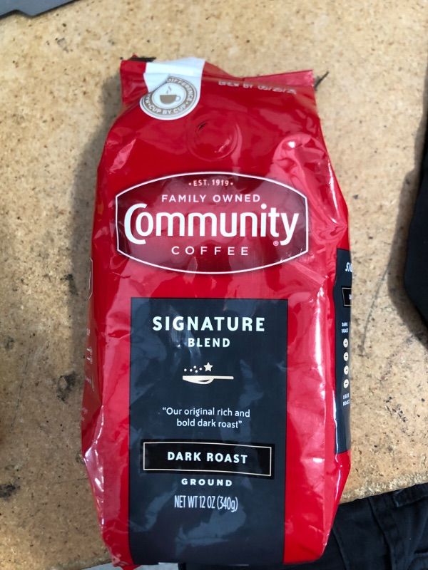 Photo 1 of Community Coffee Signature Blend 36 Ounce, Dark Roast Ground Coffee, 12 Ounce Bag (Pack of 3)