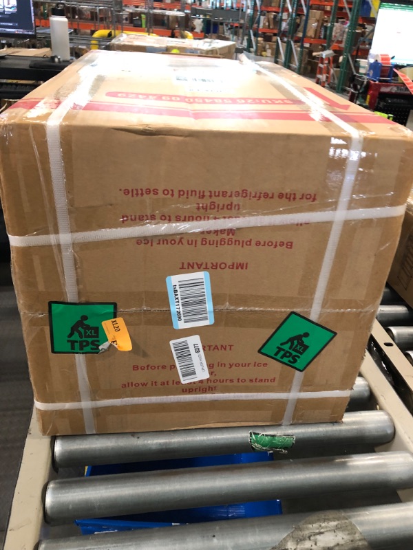 Photo 1 of **FACTORY SEALED AS SHOWN IN PHOTOS**
Joy Pebble V2.0 Commercial Ice Maker,100 lbs,2-Way Add Water,Under Counter Ice Maker Self Cleaning,Ice Machine with 24 Hour Timer,33 lbs Basket,Stainless Steel Ice Makers for School,Home,Bar,RV