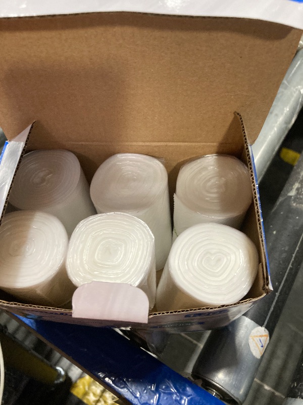 Photo 1 of 1.2 gallon trash can liners,Small clear Garbage Bags 300,Extra Strong 1.2 Gal Trash Bag,Fit 4.5-6 liters trash Bin Liners for Home Office Kitchen