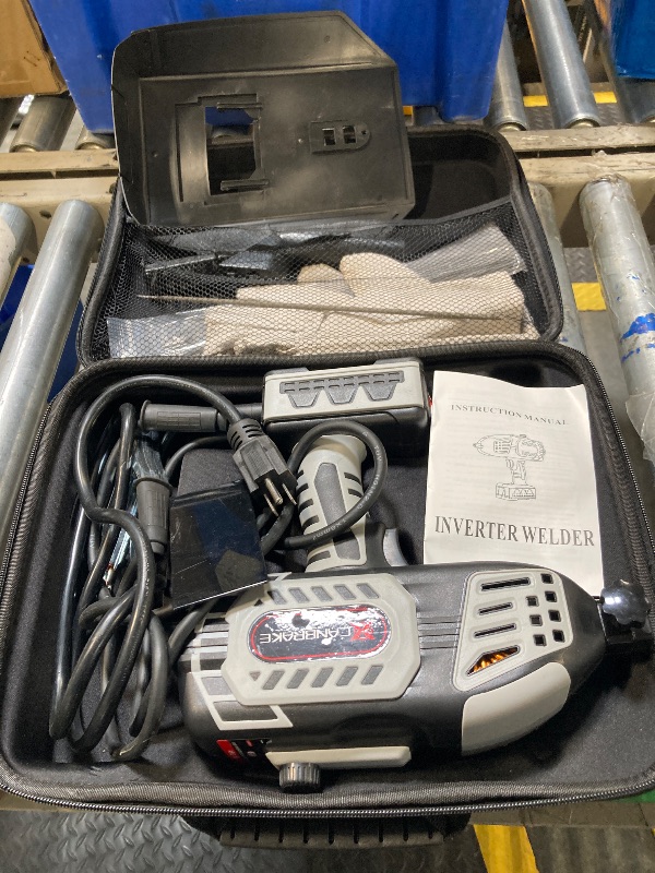 Photo 1 of Portable Welding Machine Handheld, 110V ARC Welder Gun with IGBT Inverter, 20-180A Output Máquina De Soldar, Variable Current Adjustment, Household Welding Tool Kit Fit for 1/16"-1/8" Welding Rods