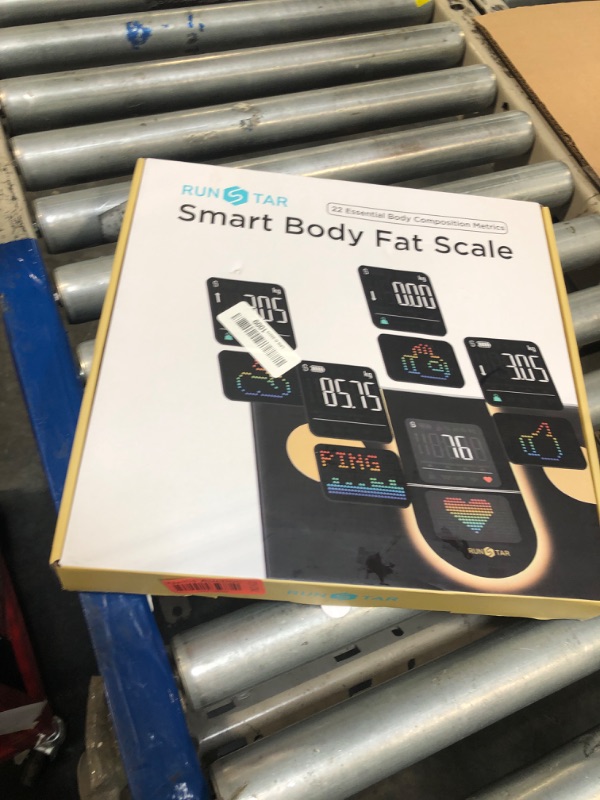 Photo 1 of Runstar Scale for Body Weight, Smart Scale with 8-in-1 VA Display, High Precision Bathroom Digital Scale for Body Weight Heart Rate BMI Body Fat 22 Body Composition Sync APP, FSA HSA Eligible