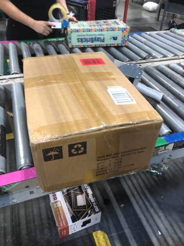 Photo 1 of Snughome Desk Shelf, 38.6" Desktop Organizer Shelf, Desk Hutch for Computer Monitor, 4 Tier Desktop Display Rack, Wood Desktop Bookshelf Storage Rack for Home Office Dorm, White