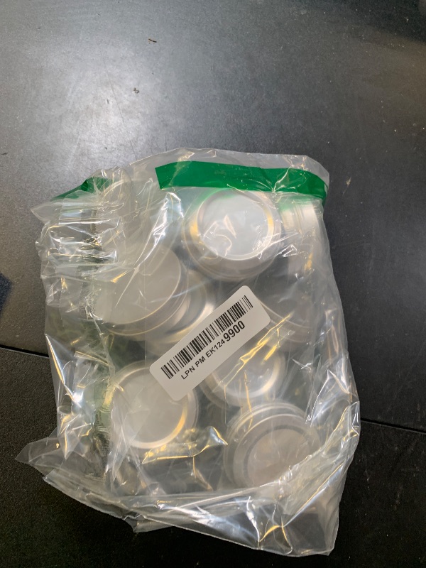 Photo 1 of 1 Ounce Aluminum Tin Jar Refillable Containers 30ml Aluminum Screw Lid Round Tin Container Bottle for Cosmetic,Lip Balm, Cream, 12 Pack.