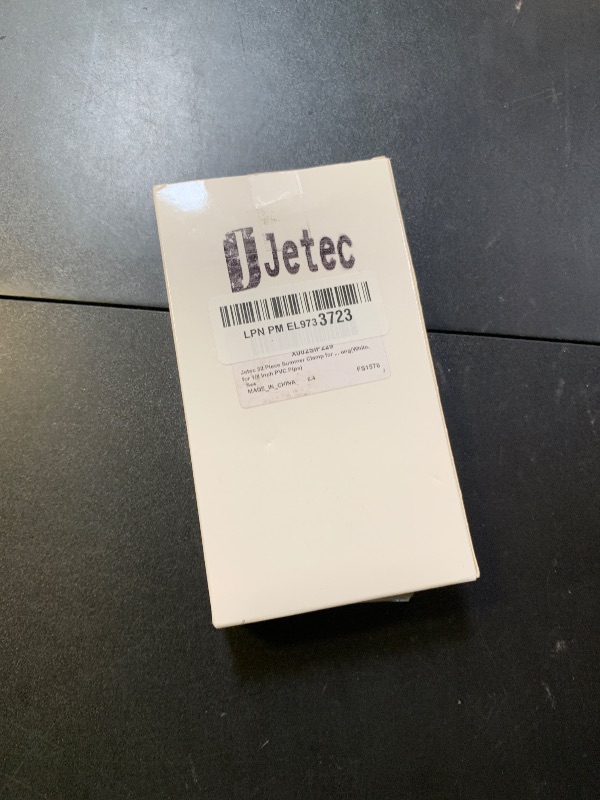 Photo 1 of Jetec 32 Pcs PVC Pipe Clips Pool Cover Clamps for Above Ground Pool Greenhouses, Row Covers, Garden, Shelters, Bird Protection, 2.4 Inch Long(for 1/8 Inch PVC Pipe,White)